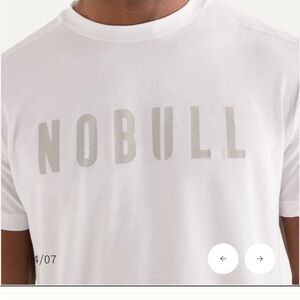 NOBULL White Men's T-Shirt